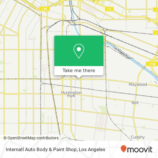 Internatl Auto Body & Paint Shop map