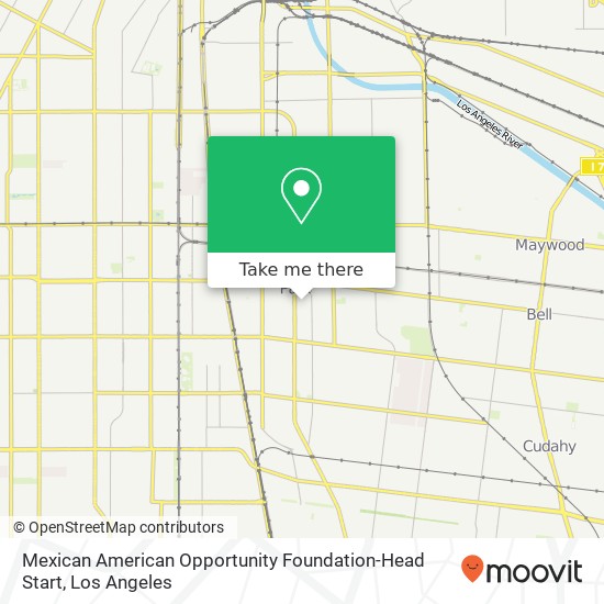 Mexican American Opportunity Foundation-Head Start map