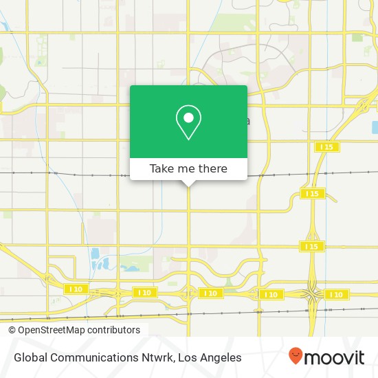 Mapa de Global Communications Ntwrk
