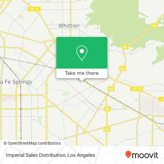 Imperial Sales Distribution map