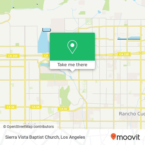 Sierra Vista Baptist Church map