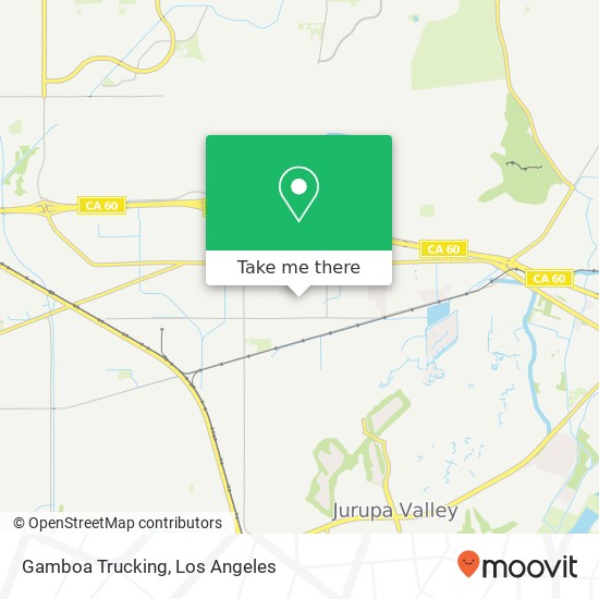 Gamboa Trucking map