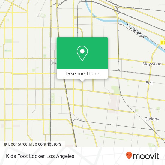 Mapa de Kids Foot Locker