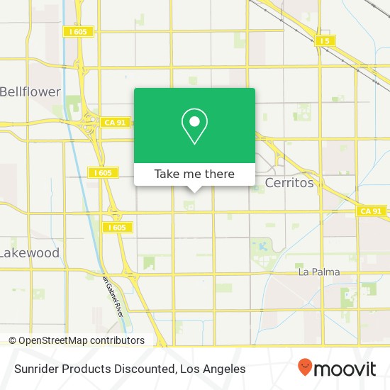 Sunrider Products Discounted map