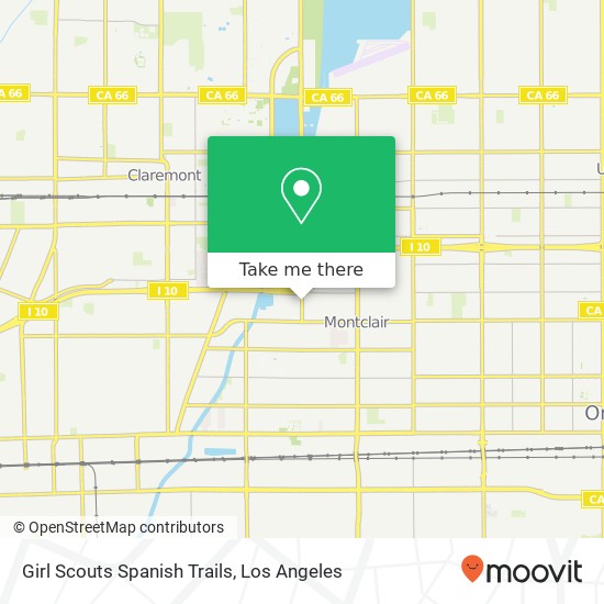 Girl Scouts Spanish Trails map
