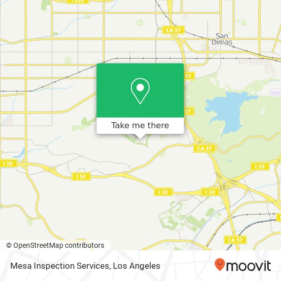 Mesa Inspection Services map