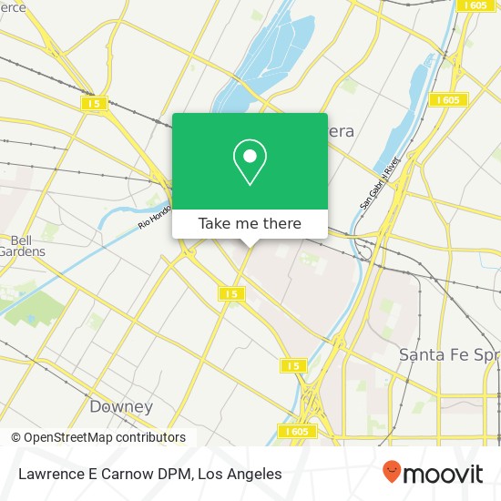 Lawrence E Carnow DPM map