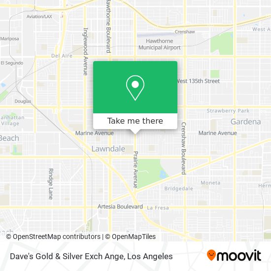 Dave's Gold & Silver Exch Ange map