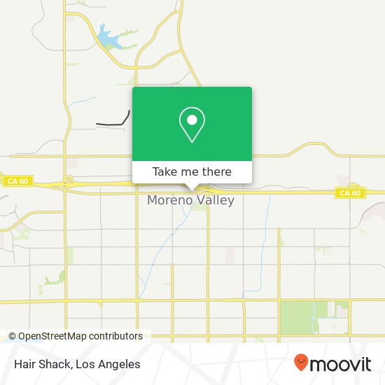 Hair Shack map