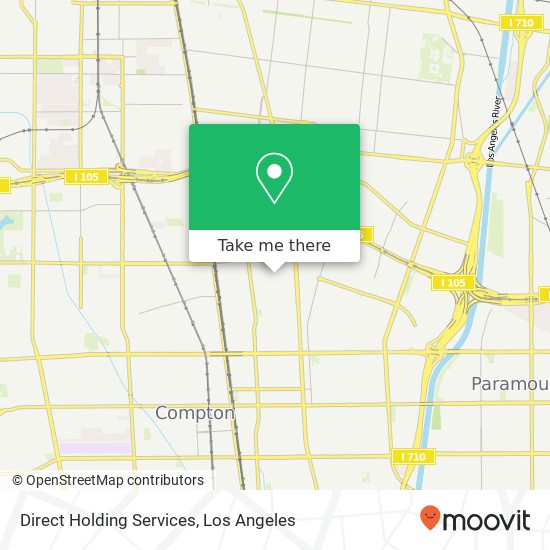 Direct Holding Services map