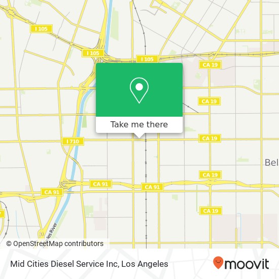 Mid Cities Diesel Service Inc map