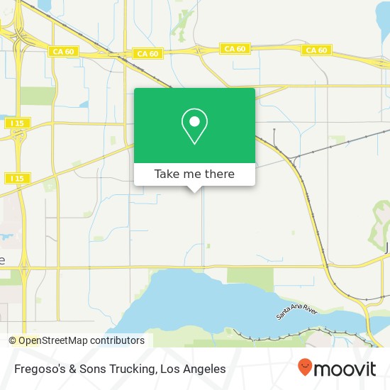 Fregoso's & Sons Trucking map