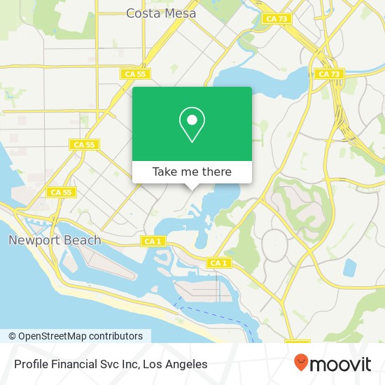 Profile Financial Svc Inc map