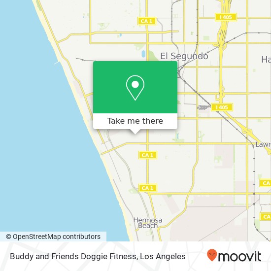 Mapa de Buddy and Friends Doggie Fitness