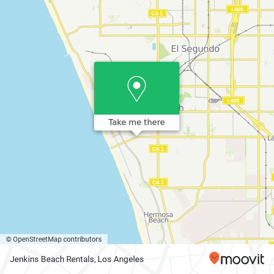 Jenkins Beach Rentals map