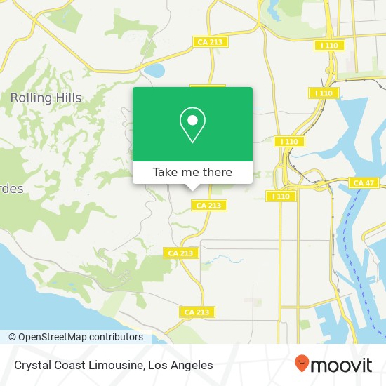 Mapa de Crystal Coast Limousine