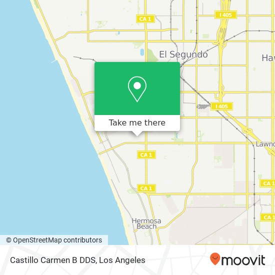 Castillo Carmen B DDS map