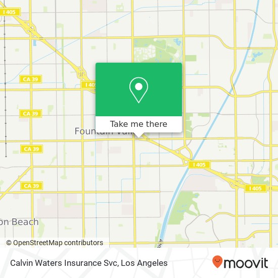 Calvin Waters Insurance Svc map