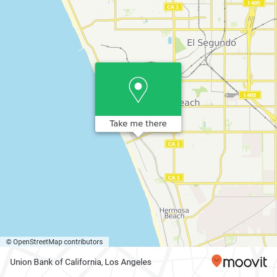 Mapa de Union Bank of California