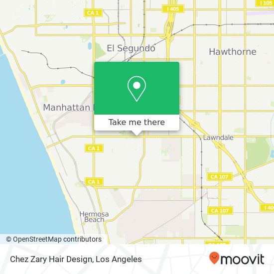 Chez Zary Hair Design map