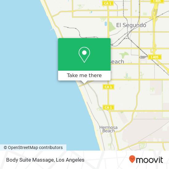 Body Suite Massage map