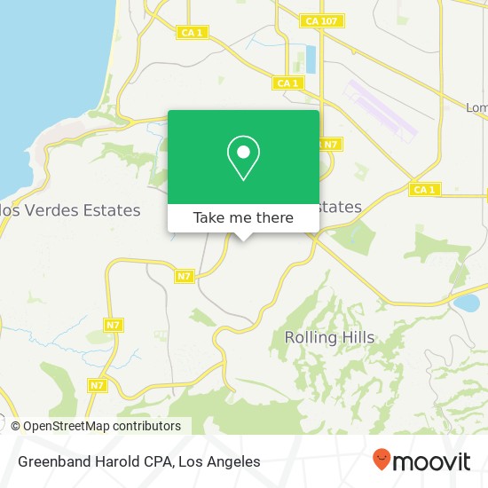 Greenband Harold CPA map