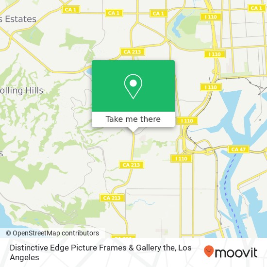 Distinctive Edge Picture Frames & Gallery the map