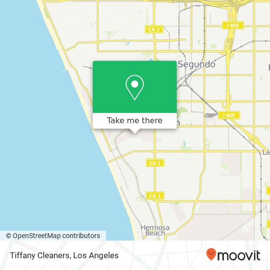 Tiffany Cleaners map