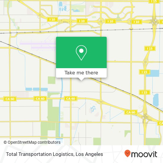 Total Transportation Logistics map