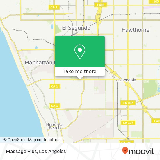 Massage Plus map