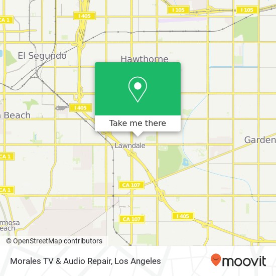 Morales TV & Audio Repair map
