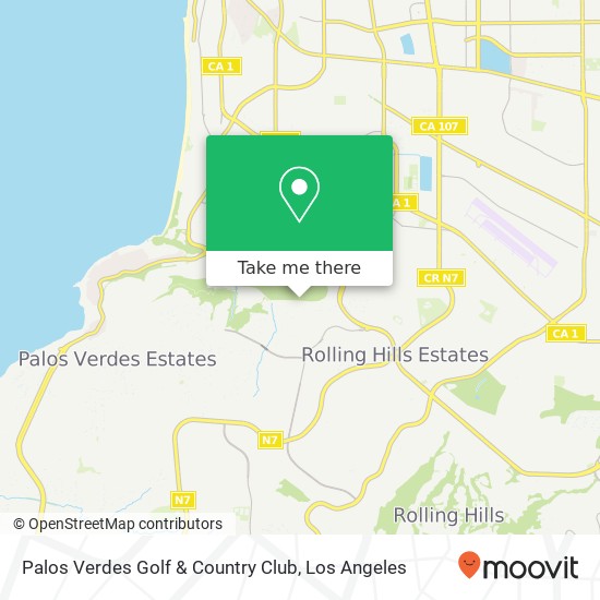 Mapa de Palos Verdes Golf & Country Club