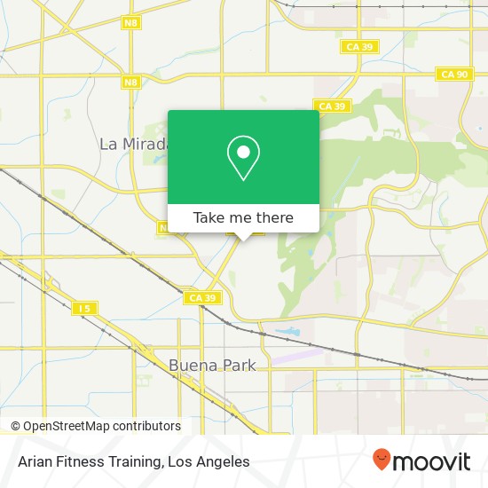 Mapa de Arian Fitness Training