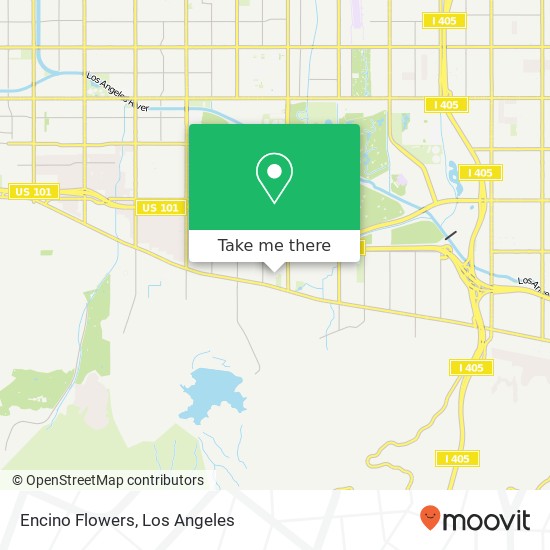 Encino Flowers map