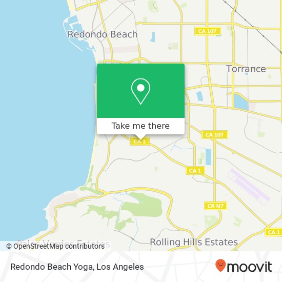 Mapa de Redondo Beach Yoga