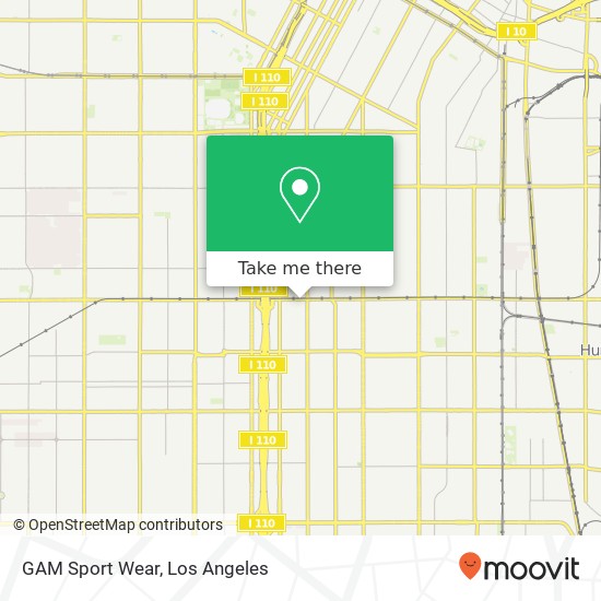 GAM Sport Wear map