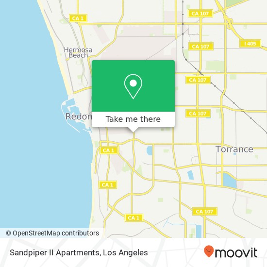 Sandpiper II Apartments map