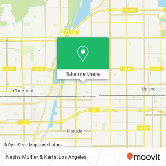 Nash's Muffler & Karts map