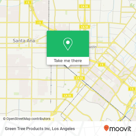 Mapa de Green Tree Products Inc
