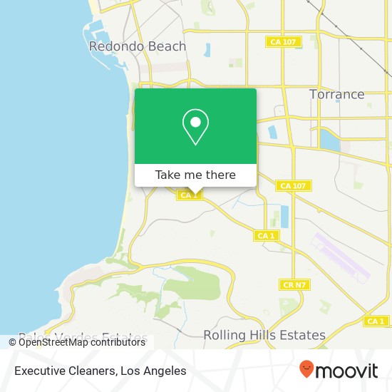 Executive Cleaners map