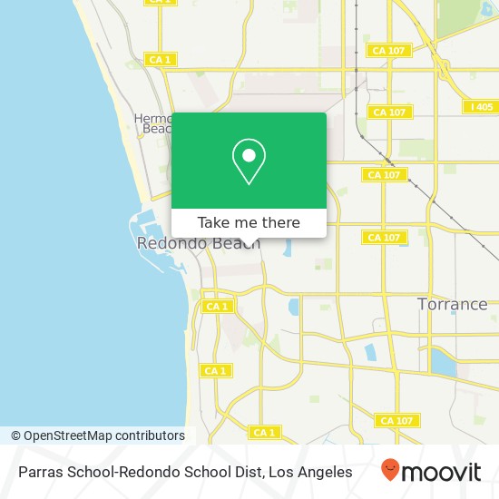 Parras School-Redondo School Dist map