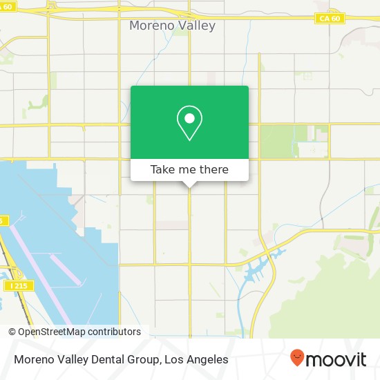 Moreno Valley Dental Group map
