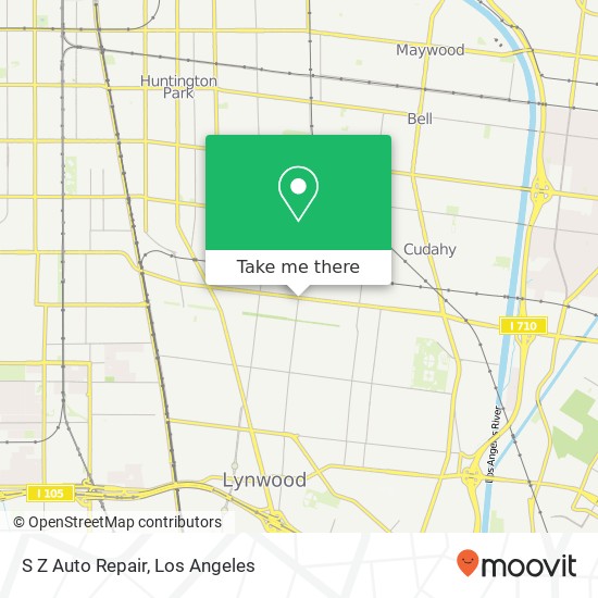 S Z Auto Repair map