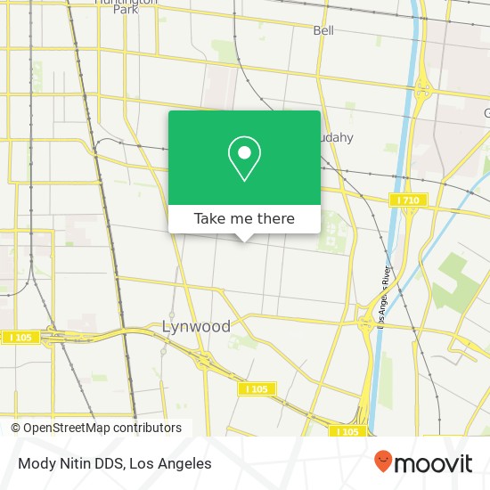 Mody Nitin DDS map