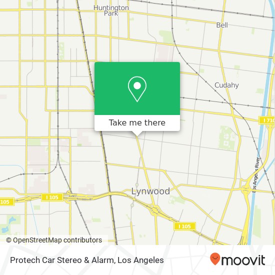 Mapa de Protech Car Stereo & Alarm