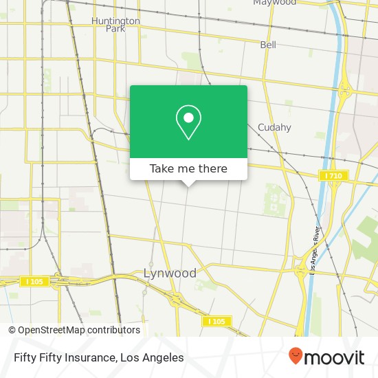 Fifty Fifty Insurance map