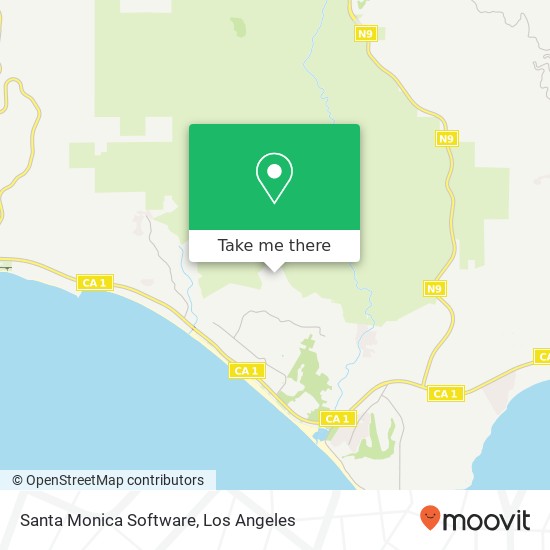 Santa Monica Software map