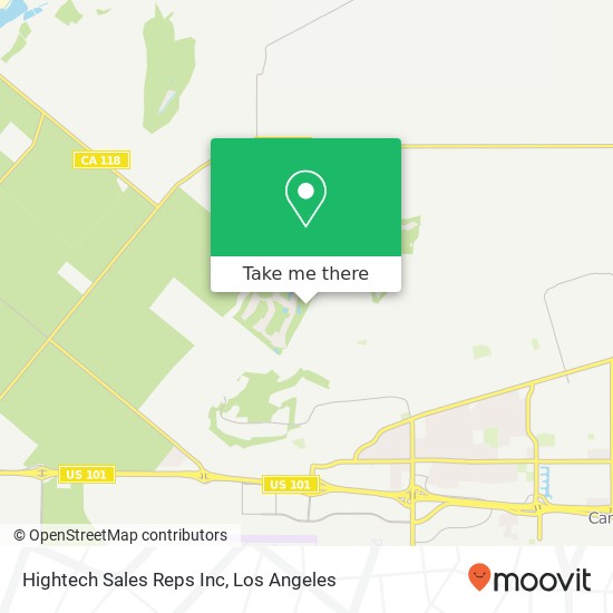 Hightech Sales Reps Inc map