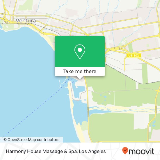 Mapa de Harmony House Massage & Spa