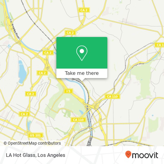 LA Hot Glass map